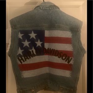 Woman’s Harley Davidson Jean Vest